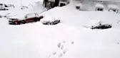 SAKLIKENT'TE PARK HALİNDEKİ ARAÇLAR KARA GÖMÜLDÜ