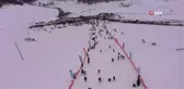 Ordu'da kar festivalinde binlerce insan yaylaya akın etti