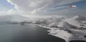 Doğunun gizli denizi Hazar Gölü'nde kış güzelliği