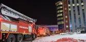 HASTANENİN HAVALANDIRMA BOŞLUĞUNDA YANGIN ÇIKTI