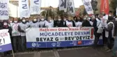 Ankara'da sağlık çalışanları 'iş bırakma' eylemi yaptı