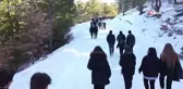 Başkan Çakın, gençlere müjdeyi doğa yürüyüşünde verdi