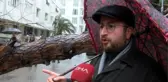 MALTEPE'DE ÇAM AĞACI DEVRİLDİ, O ANLAR KAMERADA