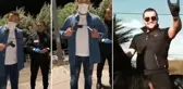 Polislerle yaşadığı diyalogla tepki çeken Gökhan Göz'ün bozkurt işareti yaptığı görüntü ortaya çıktı