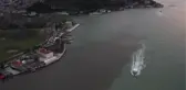 (DRONE) Göksu Deresi'nden akan çamur İstanbul Boğazı'nın rengini değiştirdi