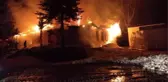 Osmaniye'de köy okulu alev alev yandı