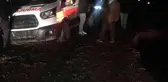 Ambulans uçuruma yuvarlanmaktan saniyeler içinde kurtuldu