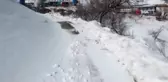 Kahramanmaraş'ta köy yoluna çığ düştü