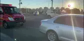 Virajı alamayan otomobil taklalar atarak yan döndü, şoför yara almadan çıktı