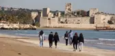 Mersin sahillerinde güneşli hava yoğunluğu yaşanıyor
