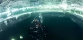 Son dakika haber... BALIK GÖLÜ'NDE BUZ ALTI DALIŞI