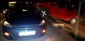 Otomobilin çaptığı 2 motosiklet sürücüsü yaralandı