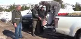 Yaban hayvanları için Toroslara yem bırakıldı