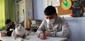 'Max' ve 'Duman' öğrencilerin maskotu oldu