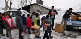 Muş'taki ihtiyaç sahibi çocuklar 