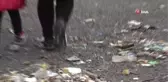 Deniz kenarında korkutan manzara... Çevre felaketinin ortasında piknik yaptılar