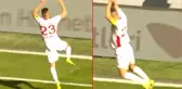 Galatasaray'ın eski futbolcusundan olay gol sevinci! Sosyal medyada gündemin zirvesine oturdu