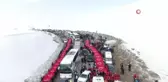 Son dakika haber! Kurtuluşun yıl dönümünde Kop Dağı'nda Şehitlere Saygı Yürüyüşü