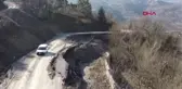 BARTIN'DAKİ YOLDA 8 NOKTADA TOPRAK KAYMASI