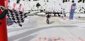 Davraz'da düzenlenen motosnow yarışları nefes kesti