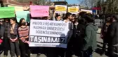 MARMARA ÜNİVERSİTESİ ÖĞRENCİLERİNDEN KAMPÜS PROTESTOSU