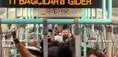 Cevizlibağ'da tramvay içinde tekme tokat kavga kamerada