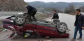 Son dakika haber | Hastaneye hasta götürürken otomobiliyle takla attı: 2 yaralı