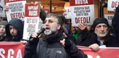 İstanbul'da Rusya Başkonsolosluğu önünde Ukrayna Protestosu