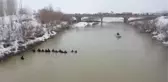 Karasu Nehri'ne düşen lise öğrencisini arama çalışması devam ediyor