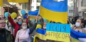 Rusya'nın Ukrayna'ya saldırısı Eskişehir'de protesto edildi