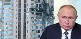 Rus ordusu Kiev'de sivil halkın yaşadığı binayı füzeyle vurdu! O anlar saniye saniye kamerada