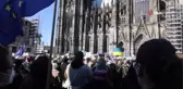 Almanya'da Rusya Karşıtı Protesto