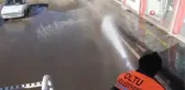 Oltu caddelerinde bahar temizliği