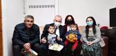 Kış günü yangında evsiz kalan aile yeni yuvasına kavuştu