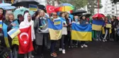 Son dakika haberi! Ukraynalılar, Mersin'den tüm dünyaya 'savaşa hayır' diye haykırdı