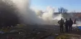 Eyüpsultan'da fabrikanın bahçesinde korkutan yangın