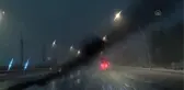 Başkentte kar yağışı sonrası trafik yoğunluğu