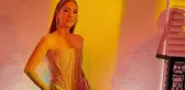 Dizisinin galasına katılan Hazal Kaya'nın açık fermuar detaylı tulumuna yorum yağdı: Dükkanın açık kalmış
