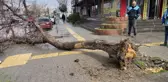 GAZİANTEP - Fırtına nedeniyle çatıların zarar görmesi kameraya yansıdı