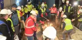 KABATAŞ-MECİDİYEKÖY-MAHMUTBEY METRO HATTINDAKİ SON RAYLARIN KAYNATMA İŞLEMİ YAPILDI