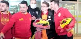 Galatasaray kafilesi Konya'ya geldi