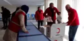 Son dakika haberi | KIRKLARELİ - Türk Kızılay'dan, savaş mağdurlarına giyim yardımı
