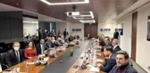 Son dakika haberleri: Hazine ve Maliye Bakanı Nureddin Nebati'nin iş dünyası ile olan toplantıları devam ediyor... Bakan Nebati, DEİK heyetiyle bir araya geldi