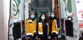 Kadın ambulans şoförü ekibiyle hayat kurtarıyor