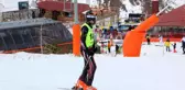 Palandöken'de sporcular kıyasıya mücadele etti