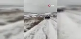 Arnavutköy'de servis araçları yolda kaldı, vatandaşlar yollara düştü