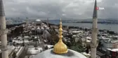 Beyaza bürünen tarihi yarımadadan kartpostallık görüntüler