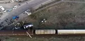 Kırklareli'nde yük treni, işçileri taşıyan servise çarptı: 27 yaralı var
