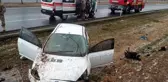 Mardin'de dolu yağışı kazayı beraberinde getirdi: 2 yaralı