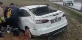 Trafik kazalarında 2 kişi yaralandı